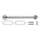 Hells Kitchen Choppers, stainless wheel axle kit. 26.8cm