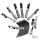 Chr Faceted Wheel Accents FLH/T14-UP