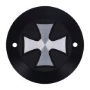 HKC point cover 2-hole. Maltese Cross, black
