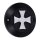 HKC point cover 2-hole. Maltese Cross, black