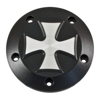 HKC point cover 5-hole. Maltese Cross, black