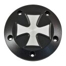 HKC point cover 5-hole. Maltese Cross, black