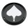 Hells Kitchen Choppers, derby cover Spade. Black