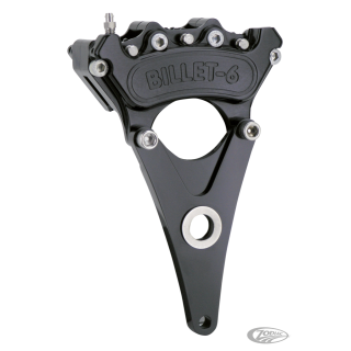 Billet 6 caliper+Y-bracket 10" 76-84 Blk