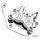 PM Front caliper 125x4SL 84-99 polished