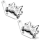 PM Dual calipers chrome 125x4SL 84-99