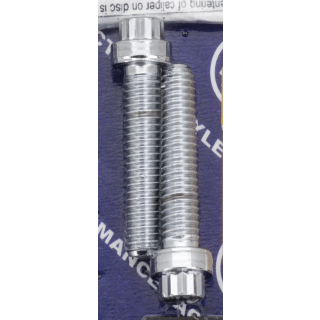 Adapter to fork bolt kit Chrome