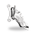 PM 112x6B LH Caliper chrome 00-up