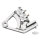 PM 125x4R rear caliper kit Softail 00-u