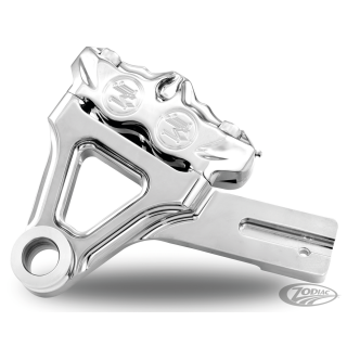 PM 4 Piston rear brake FXD08-up Chrome