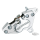 Beringer 4-piston caliper 84-99 Rght Chr