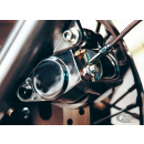 GZP Chrome dual front caliper kit 84-