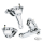 GZP Chrome FR caliper XL00-03 BT00-up