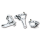 GZP Chrome FR caliper XL00-03 BT00-up