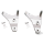 Caliper Y-bracket 10" chrome FX/FL73-80