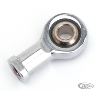 PM Ball rod end 1/4"eye, 1/4 UNF thread