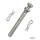 Replacement Brake pad pin with clip