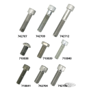 Button head screw 3/8-24x0.75" UNF zinc