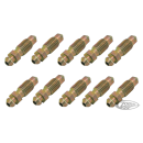 10pck Wheel cyl.bleeder screw 1/4" UNF