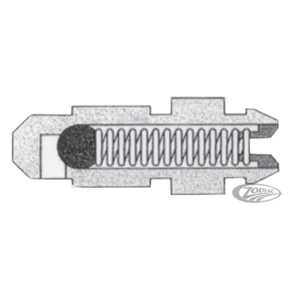 Speedbleeder 1/4-28 zinc plated