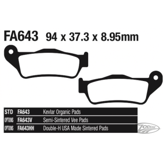 EBC V-Series brake pads XG14-15