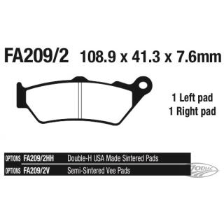 EBC-V FR XG16-18 Scout 17-up brake pads