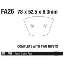EBC brake pads XL/FX 74-77 front