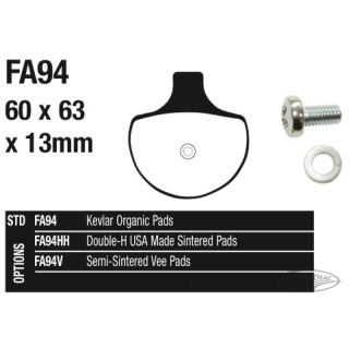 EBC Sinter brake pads 84-up front