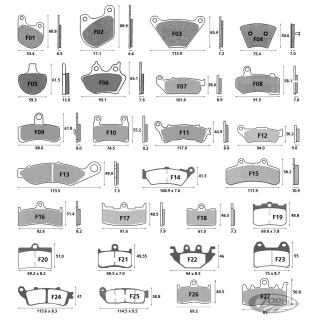 EBC-VLD brake pads VRSC06-17 FLH/T08-18