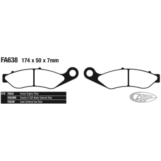 EBC-V FLHTCUTG Trike front brake pads