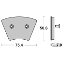 SBS brake pads XL/FX 74-77 front