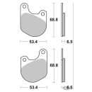 SBS HF Brake Pads FX/XL 77- Front