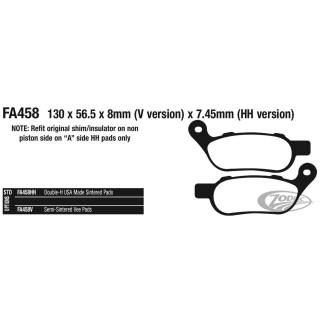 EBC-V rear brake pads BT08-17
