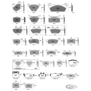 EBC-VLD rear brake pads BT08-17