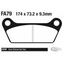 EBC-V FLH/T80-85 RR brake pads