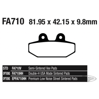 EBC-EPFA ST18-up brake pads rear