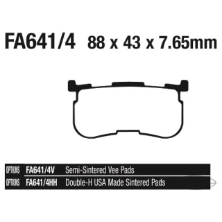 EBC-HH Trike 14-18 RR brake pads
