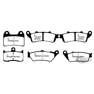 EBC-V Victory 08-up RR brake pads
