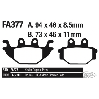 EBC-HH RR brake pads Indian Scout 15-16