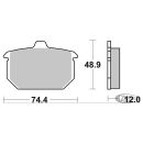 SBS HF Brake Pads FL/FX/XL 82-up