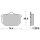 SBS HF Brake Pads FL/FX/XL 82-up
