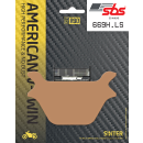 SBS Rear Sinter street brake pads 669LS