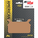 SBS Rear Sinter street brake pads 668LS