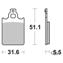 SBS HF Brake pads GMA pulley brake