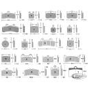 GMA Pads for 6-piston calipers