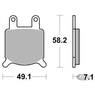 SBS HF Brake pads for GMA small calipers