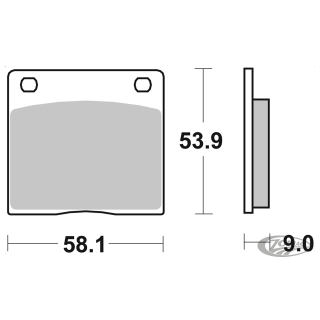 SBS HF Brake pads for GMA large calipers