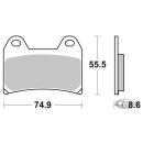 SBS Brake pads PM 1-piece RR brake F*ST