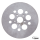GZP St. steel rotor disc solid 84-up FR