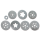 GZP Rear Inox brake rotor FLH/T86-99